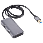 5合1 雙USB 3.0 + CF + TF + SD 多功能 USB 3.0 讀卡機，5合1 USB 3.0