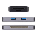 5合1 雙USB 3.0 + CF + TF + SD 多功能 USB 3.0 讀卡機，5合1 USB 3.0