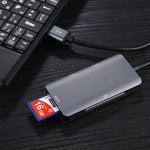 5合1 雙USB 3.0 + CF + TF + SD 多功能 USB 3.0 讀卡機，5合1 USB 3.0