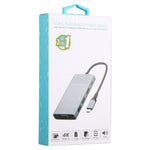 7合1 雙USB 3.0 + TF/SD + HDMI/VGA + 3.5mm 耳機孔 + Type-C / USB-C 多功能 USB-C 擴充座，2xUSB3.0+TF/SD+HDMI/VGA+3.5mm