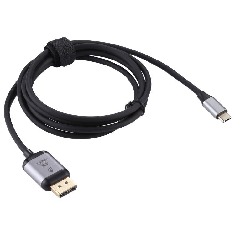 4K 60Hz Type-C / USB-C 公頭轉 DP 公頭轉接線，長度：1.8m，DP 公頭