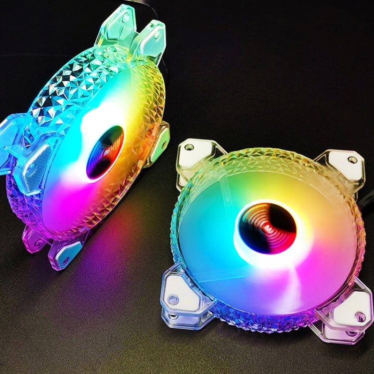 COOLMOON RGB 冷卻風扇120mm PWM 6PIN S1 ARGB 風扇, CM-S1