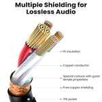 5m 3 針 XLR 公頭轉 XLR 母頭麥克風屏蔽線，長度：5m