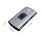 Z57 DP 母頭 x 2 轉 USB-C / Type-C + DP 母頭 雙向 DP 切換器，Z57