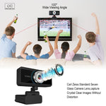 HXSJ S4 1080P 可調式 180 度高清手動對焦視訊網路攝影機，附麥克風