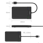 UNITEK SATA 2.5 吋 USB 3.0 介面硬碟外接盒，長度：30cm，SATA USB 3.0 介面，長度：30cm