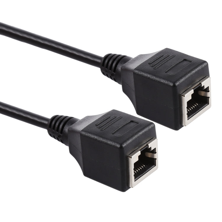 RJ45 母對母以太網 LAN 網路延長線，線長：60cm，60cm
