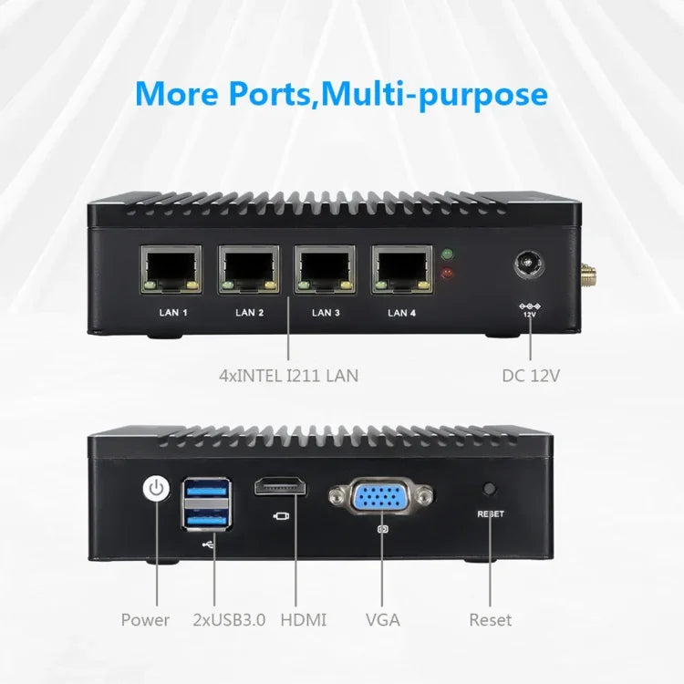 K660G4 Windows 與 Linux 系統迷你電腦，Intel Celeron 處理器 N2840 四核心 2M 快取，1.83GHz，最高 2.25GHz，2GB 記憶體 + 32GB SSD，2GB+32GB