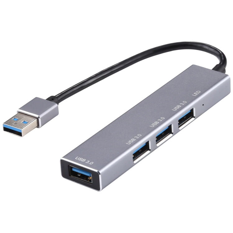 3019 4埠USB 3.0轉USB 3.0鋁合金集線器適配器帶LED指示燈