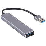 3019 4埠USB 3.0轉USB 3.0鋁合金集線器適配器帶LED指示燈