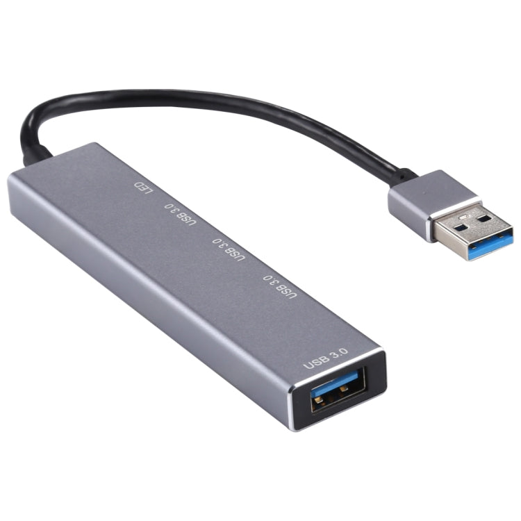 3019 4埠USB 3.0轉USB 3.0鋁合金集線器適配器帶LED指示燈