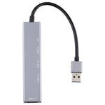 3019 4埠USB 3.0轉USB 3.0鋁合金集線器適配器帶LED指示燈