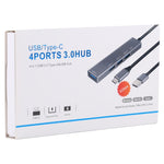 3019 4埠USB 3.0轉USB 3.0鋁合金集線器適配器帶LED指示燈
