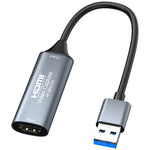 4K 30Hz HDMI 轉 USB3.0 高清視頻擷取卡 帶線，HDMI 轉 USB3.0