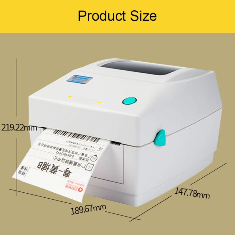 Xprinter XP-460B USB 埠熱感自動校正條碼印表機，XP-460B
