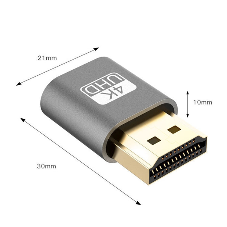 VGA虛擬顯示轉接器 HDMI 1.4 DDC EDID 假插頭無頭顯示模擬器，粉色、灰色、金色、紅色、銀色