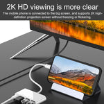 75216 4 合 1 8 針轉 HDMI + 8 針充電 + 2 USB 埠高清視頻轉換器，75216