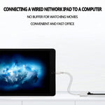 NK-1035H 2 合 1 8 針公頭轉 1000M 乙太網路 + 8 針電源母頭轉接器，NK-1035H
