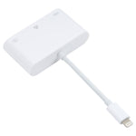 NK-107 3 合 1 8 針公頭轉 USB + 1000M 乙太網路 + 8 針電源母頭轉接器，NK-107
