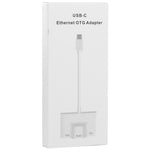 3 合 1 USB-C / Type-C 公頭對 USB + 100M RJ45 乙太網路 + Type-C 電源母頭轉接器，3 合 1