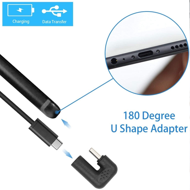 U型USB-C / Type-C公對母轉接頭，Type-C對Type-C