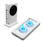 XBOX Series S 主機散熱風扇底座，帶 2 個 USB 埠，適用於 XBOX Series S