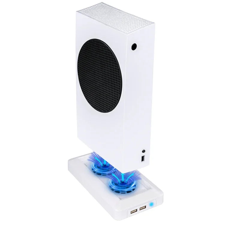 XBOX Series S 主機散熱風扇底座，帶 2 個 USB 埠，適用於 XBOX Series S