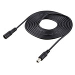 2米 22AWG 5.5 x 2.1mm 母頭轉公頭 DC 電源供應插頭延長線，適用於筆記型電腦，2米 5.5 x 2.1mm