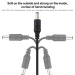 2米 22AWG 5.5 x 2.1mm 母頭轉公頭 DC 電源供應插頭延長線，適用於筆記型電腦，2米 5.5 x 2.1mm