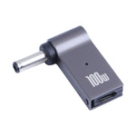 100W USB-C / Type-C 母頭轉 DC 4.5x3.0mm 公頭電腦充電轉接器，適用於 Dell，Type-C 母頭轉 DC 4.5x3.0mm 公頭