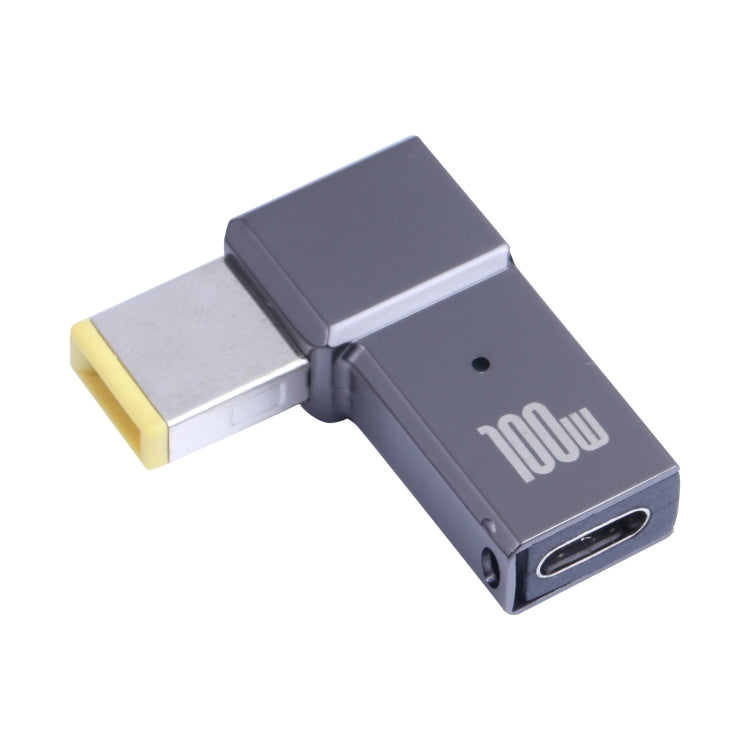 100W USB-C / Type-C母頭轉大方頭電腦充電轉接器，適用聯想，Type-C母頭轉大方頭