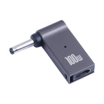 100W USB-C / Type-C母頭轉DC 3.5x1.35mm公頭電腦充電轉接器，Type-C母頭轉DC 3.5x1.35mm公頭