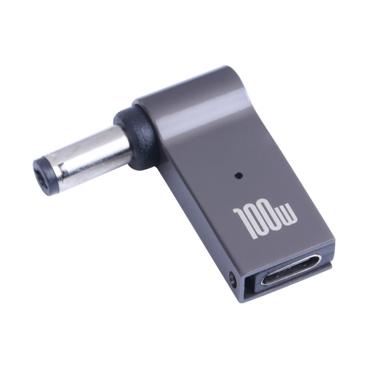 100W USB-C / Type-C母頭轉DC 5.5 x 2.1mm公頭電腦充電轉接器，Type-C母頭轉DC 5.5 x 2.1mm公頭