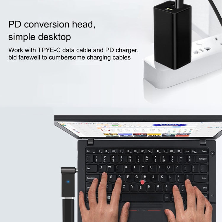 100W USB-C / Type-C母頭轉DC 7.4x0.6mm公頭電腦充電轉接器，適用戴爾，Type-C母頭轉DC 7.4x0.6mm公頭（戴爾專用）