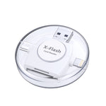 X-Flash R01 3 合 1 8 針 + USB-C / Type-C + Micro USB 介面 SD / TF 卡讀卡器