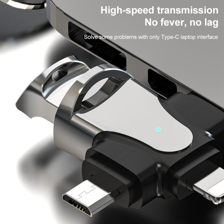 3 合 1 OTG 轉接器，USB 對 Type-C / Micro USB / 8 Pin
