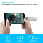 Richwell 3 合 1 16G Micro USB + 8 Pin + USB 3.0 金屬旋轉推拉式隨身碟，具 OTG 功能，16G