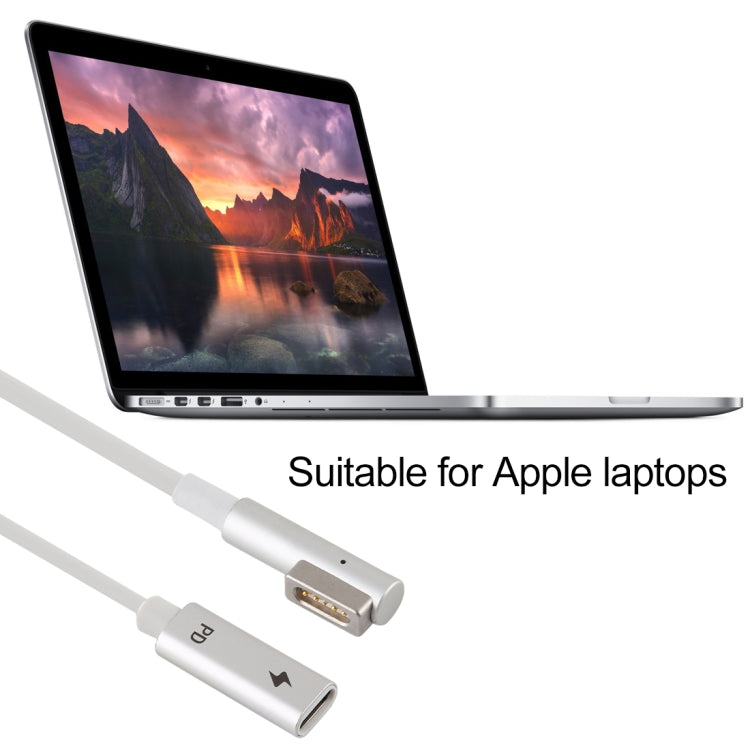 5 針 MagSafe 1（L 形）轉 USB-C / Type-C PD 充電轉接器，Type-C 轉 MagSafe 1