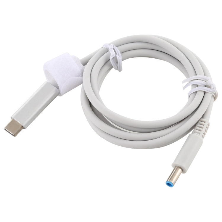 惠普USB-C / Type-C轉7.4 x 0.6mm筆記型電腦電源充電線，線長約1.5米，Type-C轉7.4 x 0.6mm