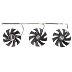 3 件 Zotac GTX 1070-8GD5 X-OC 顯示卡散熱風扇，直徑：85mm，0.5A，直徑：9.5mm（3 件）