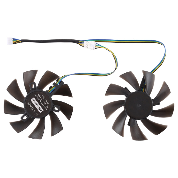 GFY09010E12SPA 4針顯示卡散熱風扇，適用Zotac GTX 1070 Mini GTX 1060 6GB GTX1060，直徑：85mm，成對，GFY09010E12SPA