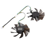 GFY09010E12SPA 4針顯示卡散熱風扇，適用Zotac GTX 1070 Mini GTX 1060 6GB GTX1060，直徑：85mm，成對，GFY09010E12SPA