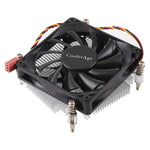 CoolAge 1155-1U 直流 12V 2000轉 30.5立方英尺/分鐘鋁製散熱片液壓軸承散熱風扇，CPU 散熱風扇，適用 Intel 1150 1156 1151，1155-1U 鋁製