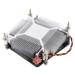 CoolAge 1155-1U 直流 12V 2000轉 30.5立方英尺/分鐘鋁製散熱片液壓軸承散熱風扇，CPU 散熱風扇，適用 Intel 1150 1156 1151，1155-1U 鋁製