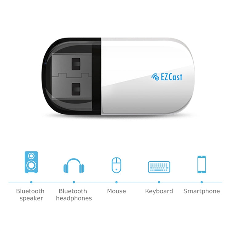 EZCast EZC-5200BS 600Mbps 雙頻 WiFi + 藍牙 USB 2.0 無線網卡