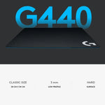 Logitech G440 硬質電競滑鼠墊，尺寸：34 x 28cm，G440 硬質