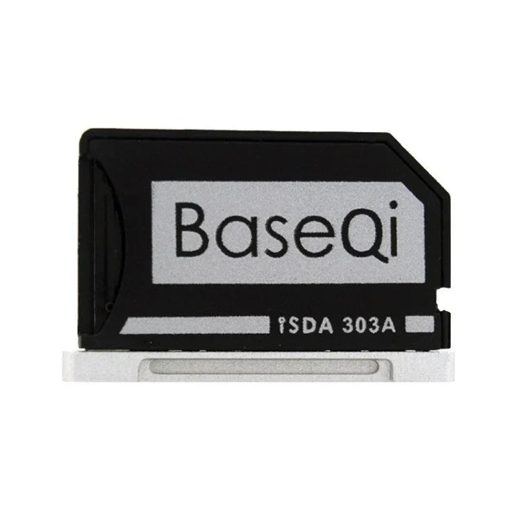 BASEQI 303ASV 隱藏式鋁合金 SD 卡盒，適用 Macbook Pro Retina 13.3 吋筆記型電腦，適用 Macbook Pro Retina 13.3 吋