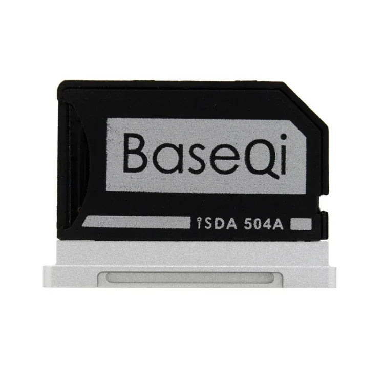 BASEQI 504ASV 隱藏式鋁合金 SD 卡盒，適用 Macbook Pro Retina 15 吋（2013 年底至 2015 年中）筆記型電腦，適用 Macbook Pro Retina 15