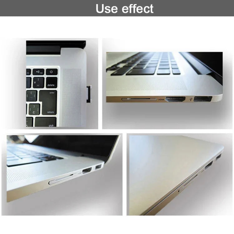 BASEQI 隱藏式鋁合金 SD 卡盒，適用 MacBook Air 13.3 吋筆記型電腦，適用 MacBook Air 13.3