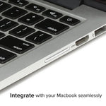 BASEQI 隱藏式鋁合金 SD 卡盒，適用 Macbook Pro（2012 年中）（非 Retina）筆記型電腦，適用 Macbook Pro 2012 年中（非 Retina）